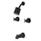 Kingston Brass Tub and Shower Faucet, Oil Rubbed Bronze, Wall Mount KBX8145DX - alternate 1
